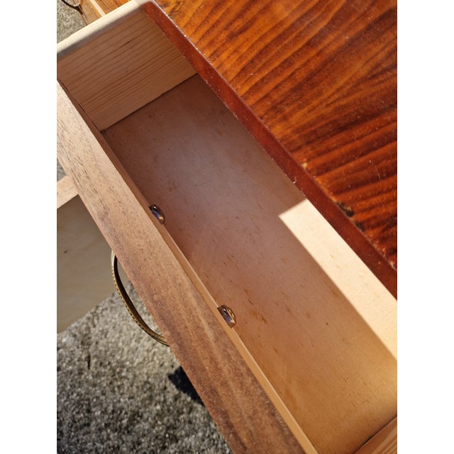 Vintage Burl Wood Bedside Tables, 1920s, Set of 2 For Sale - Image 4 of 18