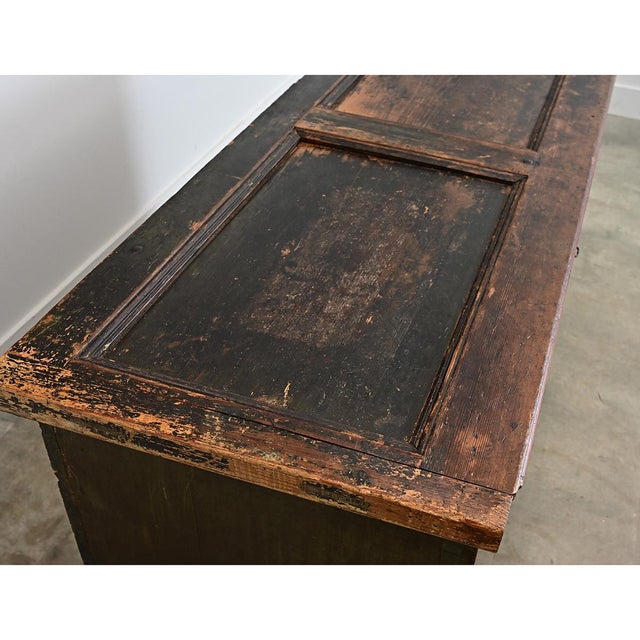 Swedish 18th Century Painted Coffer-Trunk For Sale - Image 4 of 18