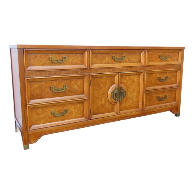 Henry Link Mandarin Hollywood Regency Long Dresser Sideboard Media Cabinet 6407 For Sale