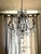 Large Louis XV Chandelier in Blue Murano Glass and White Crystal, 1950 For Sale - Image 6 of 17