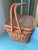 Premium Antique: 1920s Woven Wicker Picnic Trunk – Adirondack Great Camp / Heywood-Wakefield Style For Sale In Boston - Image 6 of 11