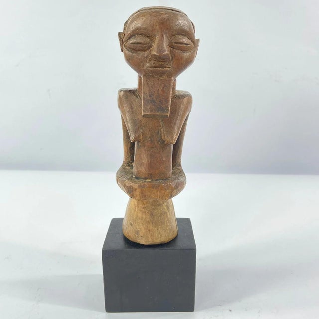 Early 20th Century Kusu Wood Figure on Custom Base For Sale - Image 4 of 7