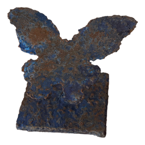 Early 21st Century Bronze Artist Made Brutalist Style Butterfly Sculpture