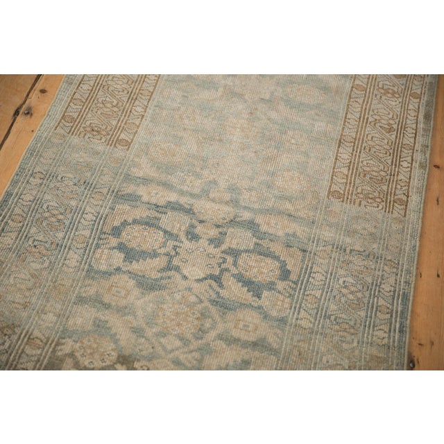 Blue Vintage Distressed Malayer Rug Runner - 2'9" x 5'9" For Sale - Image 8 of 9