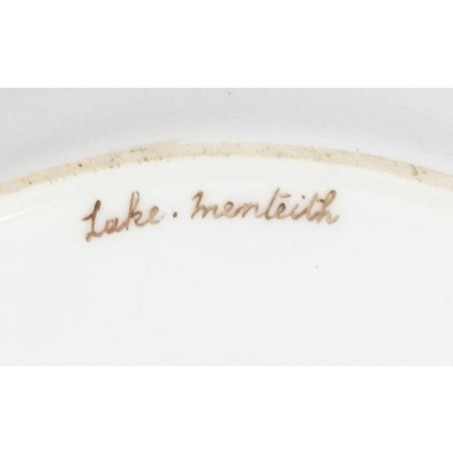 Ceramic Antique Coalport Porcelain Plate, 1891 For Sale - Image 7 of 9