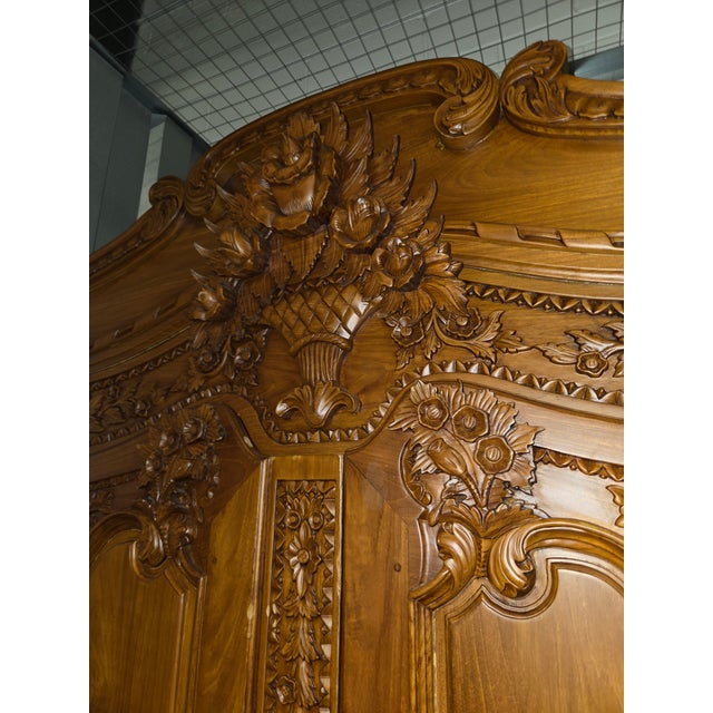 1980s 1980s French Wedding Armoire For Sale - Image 5 of 8