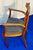 Drexel Declaration Vintage Kipp Stewart for Drexel Declaration Sculpted Walnut Armchairs - Pair (Newly Restored & Upholstered in Knoll Fabric) For Sale - Image 4 of 17