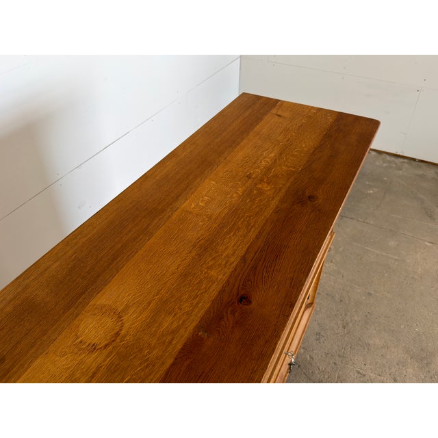 Tall Mid-Century Modern Oak Sideboard by Axel O. Röck for Ottrup Møbelfabrik, 1963 For Sale - Image 12 of 16
