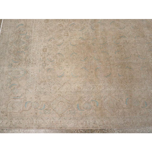 Mid 20th Century Galerie Shabab Collection Mid-20th Century Persian Mahal Accent Carpet For Sale - Image 5 of 8