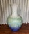 35” Extra Large Shiwan Style Crystalline Glaze Pottery Floor Vase Signed For Sale - Image 12 of 12
