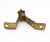 Set of Vintage Brass Floral Curtain Rod Brackets For Sale - Image 6 of 6