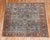 Early 20th Century Blue Square Sarouk Farahan Small Rug - 3'11" x 4'3" For Sale - Image 4 of 9