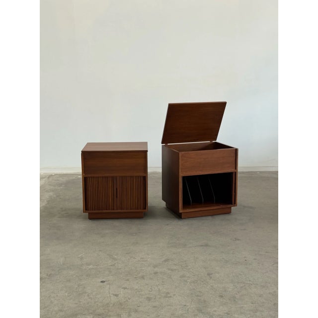 W24 D18.5 H27 Vintage Walnut cabinets restored both structurally and aesthetically. Units feature a new solid walnut...