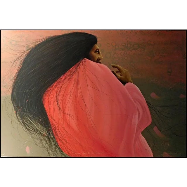 "Summer Guilds the River Rose" Original Limited Edition Serigraph by Frank Howell This piece is hand signed, numbered,...