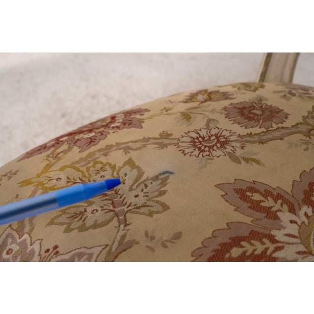 French Louis XVI Cane Back Paint Decorated Side Chair For Sale - Image 12 of 12