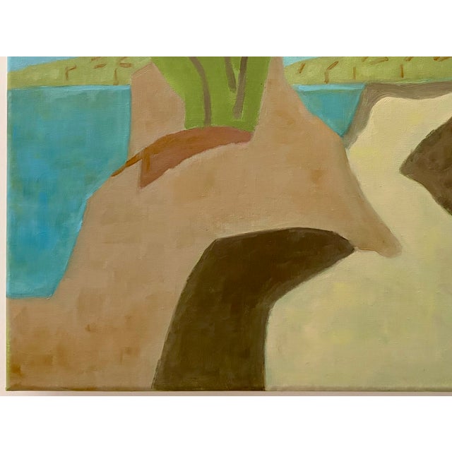 2020s “Seaside Path” Oil on Linen by Nancy M. Vignola For Sale - Image 5 of 7