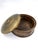 Handcrafted Indian Mango Wood Round Box With Stunning Etched Brass Lid For Sale - Image 9 of 9