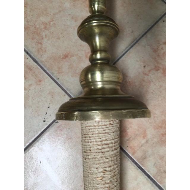 Brass Floor Lamp, 1930s For Sale - Image 10 of 12
