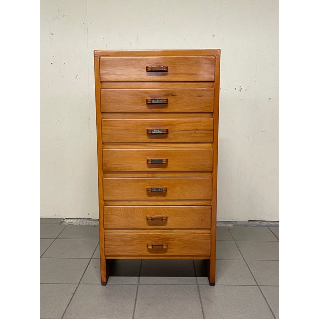 Tall Chest of Drawers, Italy, 1950s For Sale - Image 10 of 18