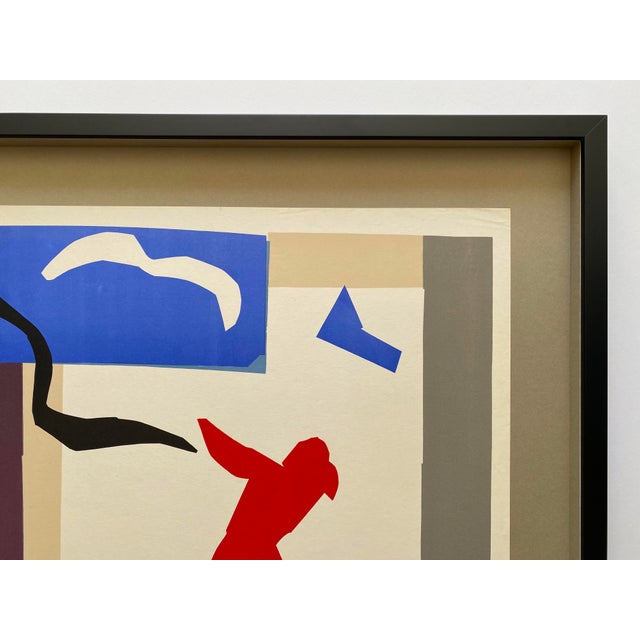 Henri Matisse Vintage 1961 Mourlot Fine Art Lithograph Print Framed Mid Century Modernist Paris Exhibition Poster " Le Danseur " 1937 For Sale - Image 10 of 14