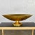 Vintage Objet d'Art Monumental 4 Foot Diameter Bowl Store Display Fiberglass Gold Leaf Footed For Sale - Image 13 of 13