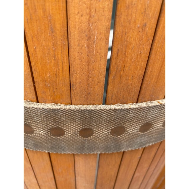 Wood 1930s Alvar Aalto Style Conveyor Belt Screen/Room Divider For Sale - Image 7 of 13