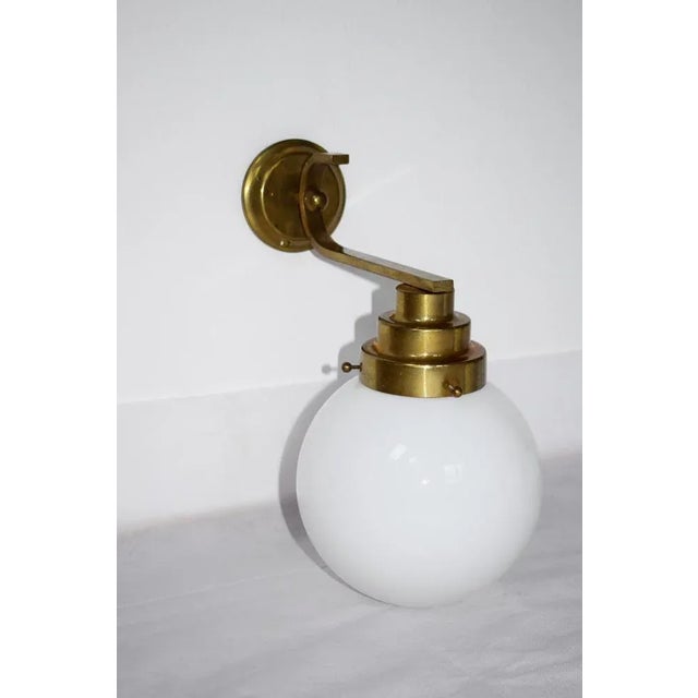 Large Art Deco Bauhaus Wall Lamps, 1920s, Set of 2 For Sale - Image 4 of 7