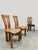 Vintage French Wooden Dining Chairs in the style of Pierre Chapo, 1970s, Set of 3 For Sale - Image 6 of 6