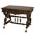 Aesthetic Movement Merklen Brothers Carved Walnut Library Table Desk Ny 1890 For Sale - Image 4 of 14
