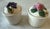 Farmhouse Pair of Vintage Ceramic Jam Serving Jars For Sale - Image 3 of 10