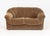 Italian Brown Velvet Upholstered Two-Seat Sofa, 1970s. 30" H x 59" W x 38" D; seat: 16" H. Provenance: From a Long Island,...
