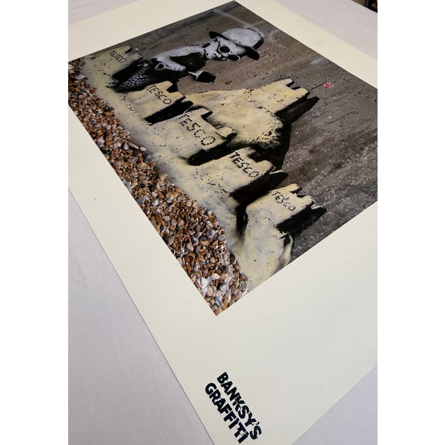 Banksy's Graffiti "Tesco Sandcastles" Limited Edition Lithographic Print For Sale - Image 4 of 10