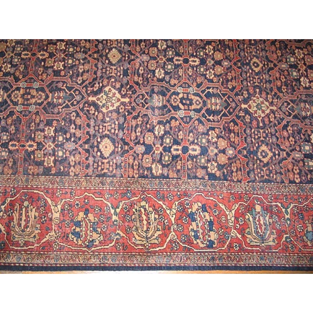 Late 19th Century Antique Sarouk - Farahan Rug For Sale - Image 5 of 5
