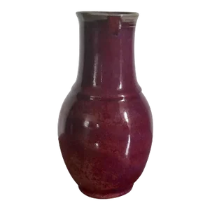 19th Century Chinese Sang de Boeuf Oxblood Flambe Glaze Porcelain Vase
