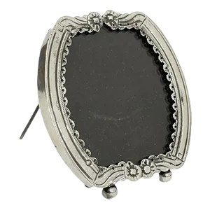 Small Dutch Silver Photo Frame, 19th Century