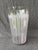 Large Vintage Clear Ethed Crystal Vase For Sale - Image 17 of 18