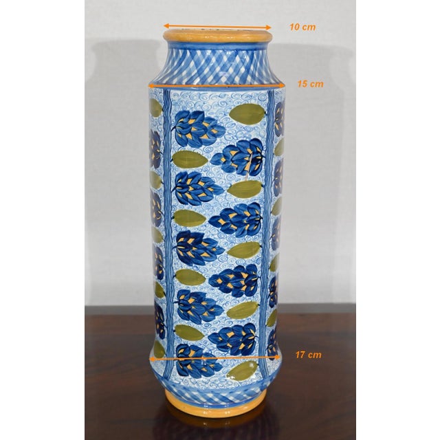 Porcelain Roller Vase, 20th Century For Sale - Image 14 of 17