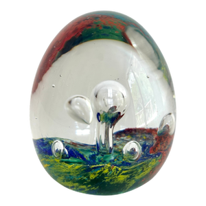 1980s Art Glass Paper Weight