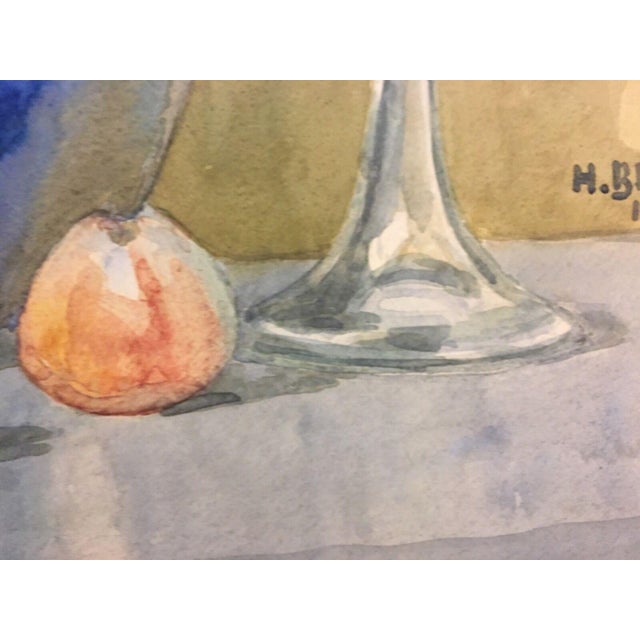 Breul Heinrich, Kassel Schwalm Willingshausen Kitchen Still Life Apple, 1917, Oil on Canvas, Framed For Sale - Image 12 of 13