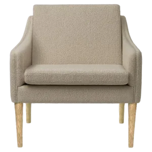 Mr. Olsen Lounge Chair in Smoked Oak and Sand by Warm Nordic