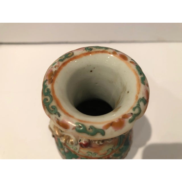 Late 19th Century Rose Medallion Vase For Sale - Image 4 of 8