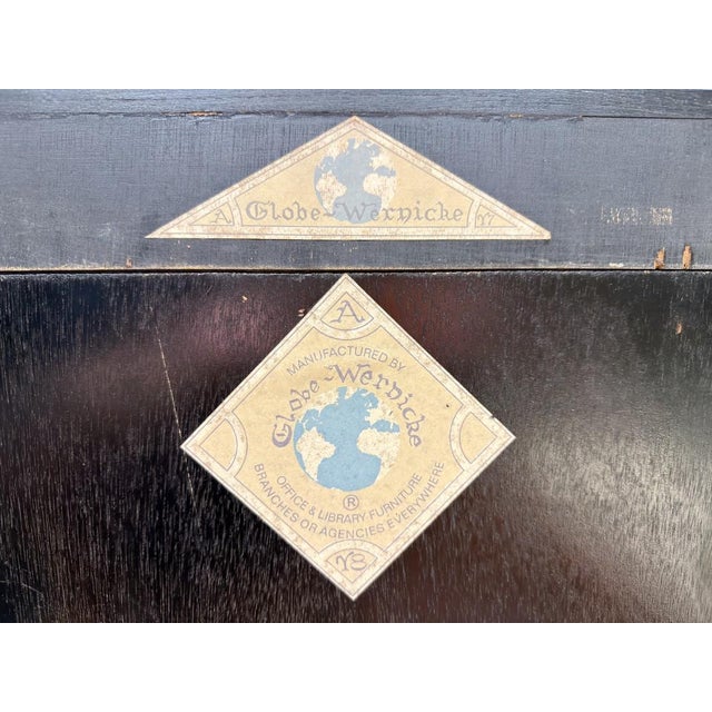 English Corner Bookcase from Globe Wernicke For Sale - Image 18 of 18