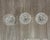 Mid 20th Century Fan & Diamond Cut Crystal Cordial / Dessert Wine Glasses - Set of 3 For Sale - Image 9 of 12