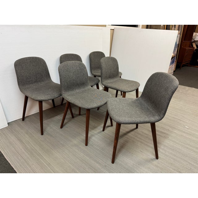 2020s Omar De Baggio for Design Within Reach Bacco Chairs, Set of Six For Sale - Image 5 of 12