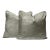 Scalamandré “Etosha Velvet” 20” Feather/Down Pillows - A Pair For Sale