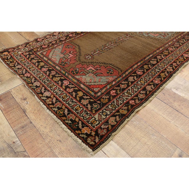 Late 19th Century Persian Malayer Rug, 03'02 X 12'11 For Sale - Image 9 of 11