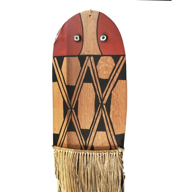 Vintage Mehinaku Tribe Spatula for Spreading Manioc Dough Xingu Brazil For Sale In New York - Image 6 of 8