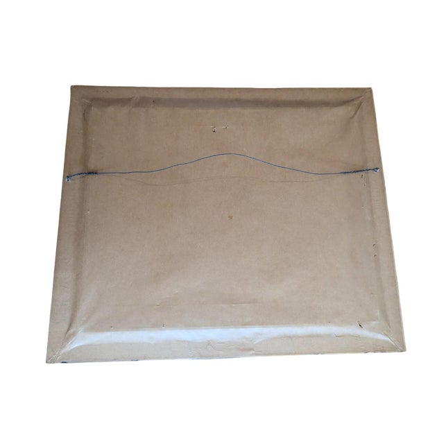 Mid-Century Abstract Oil Painting For Sale In New York - Image 6 of 6