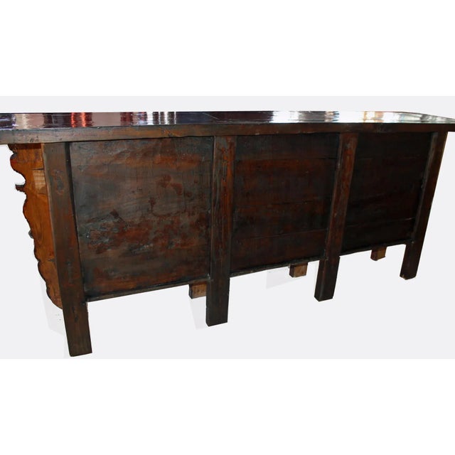 Late 19th Century Hand Painted Antique Mongolia Sideboard For Sale - Image 10 of 11