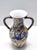1950s Vintage Handmade Yellow and Blue Glazed Ceramic Amphora Vase by Zulimo Aretini, Italy, 1950s For Sale - Image 5 of 15